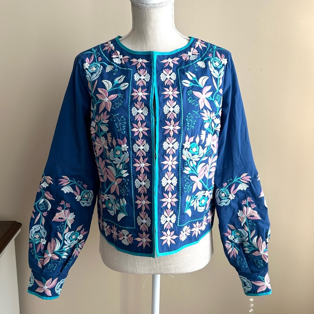 Labellum by Hillary Scott Embroidered Jacket
